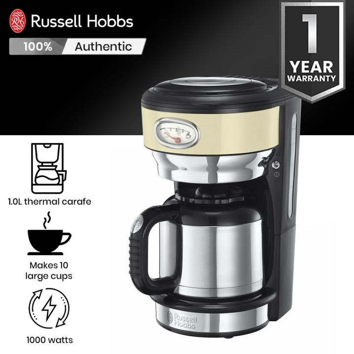 Russell Hobbs Retro Coffee Maker Lazada PH