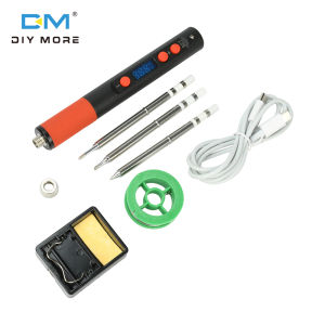 USB เครื่องเชื่อมเหล็กอัจฉริยะแบบพกพาได้เครื่องเชื่อมเหล็ก Qc/ พลังงานซัพพลายโปรโตคอล180-500 ° C รูปแบบการชาร์จอุณหภูมิการบำรุงรักษาที่สามารถปรับได้