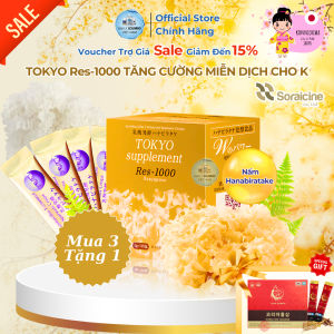 [Mua 3 Tặng 1][NSF1111 Giảm 111K] Tokyo Res 1000 SORAICINE - Hộp 30 Gói Hỗ Trợ Bệnh Nhân K Nhật Bản