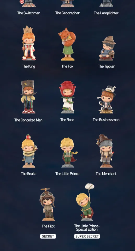 POP MART Hirono×Le Petit Prince Series Figures Blind Box | Lazada