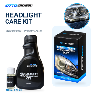 Headlight Rejuvenating Kit by Mogul | Before & After Headlight Restoration | Removes Yellow Stains Oxidation & Haze | DIY Kit PH