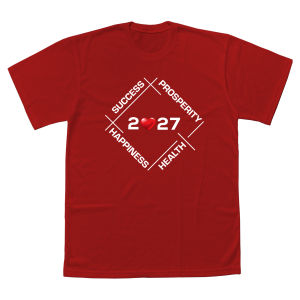 Luminous Blue New Year 2027 Family Shirt Color of the Year Matching T-Shirt for Family New Year