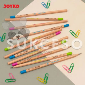 JOYKO Pencil P-8150 Happy Writing Pensil 2B Isi 36 Murah