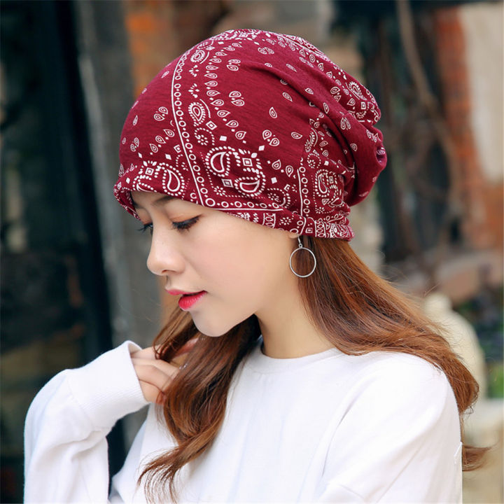 Colors National Style Beanies Caps Women Spring Autumn Hats Ways  Wearing Stylish Bonnets Lazada PH