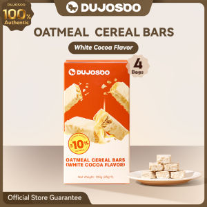 DUJOSOO Oatmeal Cereal Bars (Dark Chocolate White Chocolate Flavors)FDA Non-Fried HALAL Oat 100g(25g*4)