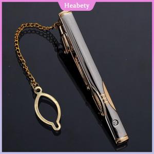 Heabety Men Metal Simple Necktie Buckle Gold Silver Color Tie Bar Clasp Clip Clamp Ties Pin Fashion Exquisite Jewelry For Wedding Gift