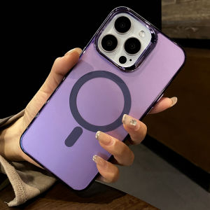 🔥With Box🔥Magsafe Case For iPhone 17 Pro Max Luxury Acrylic Colour Casing For iPhone 11/XR 15 Pro Max 12 13 14 15 Pro Max iPhone 8 7 Plus 8 Plus SE 2020 XS Max 14 Plus Clear Acrylic Magnetic Wireless Charging Case Shockproof TPU Protective Cover