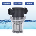 1/2''3/4''1'' Tap Pipeline water filter for Aquaculture Garden Plastic Pipe water filter purifier. 