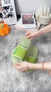 Linen Slippers For Men And Women Suitable For Spring And Autumn Non-Slip Soft-Soled Indoor Sweat-Absorbent Silent Suitable For All Seasons For Home Use Summer