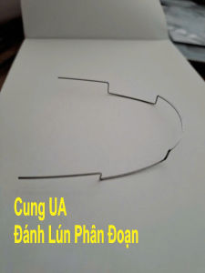 Cung UA Đánh Lún Phân Đoạn Răng Cửa - Dây SS TMA 16x22 17x25 19x25 - Cung Utility Ricketts