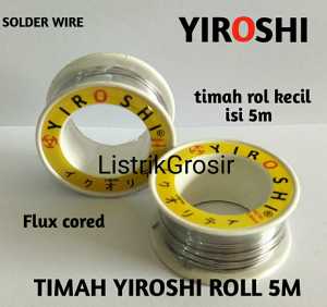 TINOL YIROSHI ROL 5METER Timah Solder 5M 5 Meter Tinol Yiroshi By Paragon Timah Solder