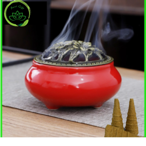 Lư xông gốm đốt trầm đốt hương lư đốt trầm hương