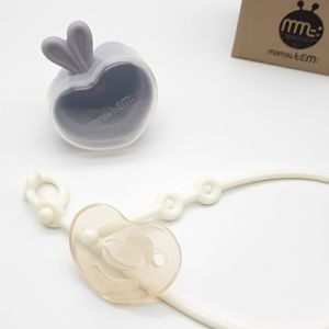 Ti giả cho bé Bunny Chuchu Mamas Tem 0-18m núm ty giả chỉnh nha silicon - Monnie Kids