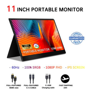 จอภาพพกพา Joyrider 15.6นิ้ว 1080P IPS พร้อมลำโพงคู่ ความเร็วการรับประทาน 1ms สำหรับเกมและทำงาน รับประกัน 1 ปี