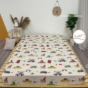 Ga Chống Thấm Nano Kháng Khuẩn Thun Lụa Thoáng Khí Loại 1 Sẵn Hàng Tại Hà Nội (Nhiều Mẫu Chọn)