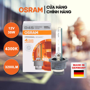 Bóng Đèn Xenon Pha/Co HID OSRAM Original Dùng Cho Xe Ô Tô Xe Hơi Chân D4S 12V 35W 66440 - 4300K 3200LM Thủy tinh