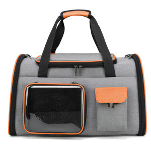 Bag kucing bernafas Bag kucing Portable Bag Double Shoulder Portable Capacity Large Bag Pet