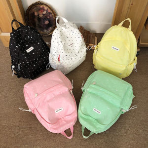 Simple polka dot commuter versatile backpack for high school students large capacity school bag for girls 2026 New Commuting Backpack