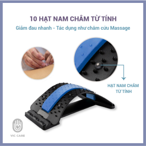 Khung nắn chỉnh cột sống lưng Vic Care dụng cụ massage lưng giảm đau mỏi thư giãn cột sống hỗ trợ điều trị thoát vị đĩa đệm nhỏ gọn tiện dụng chịu lực tới 150kg