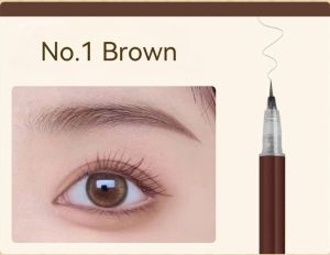 BIYA Liquid Eyebrow Pencil Waterproof And Long-Lasting Eyebrow Pencil Soft Ultra-Fine Liquid Silkworm Pen Waterproof And Sweat-Proof Long-Lasting Eyeliner That Does Not Fade