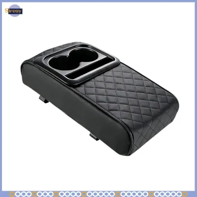 Acituna đệm tựa tay ô tô đệm đệm xốp đen chắc chắn da thay thế tự động Hộp chứa đồ trên xe hơi Bìa nội thất tổ chức hộp giữa đệm
