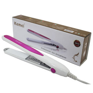 Catok Kemei km 532 Alat Pelurus Dan Curl Rambut 2in 1 - Temperatur Suhu, Plat Tourmaline Ceramic, Suhu Bisa Diatur - 200 Derajat