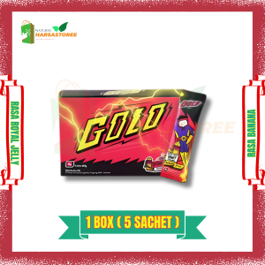 Terlaris Golo Ginseng Sachet | Mister Golo Gold Ginseng Original 1 Box Isi 5 Sachet