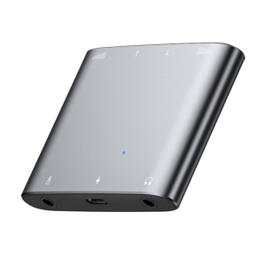 USB C Souind Adapter 2 in 1 with Type C 3.5mm Jacks Auxs Headphone Jacks and Charging Function for Phone Devices