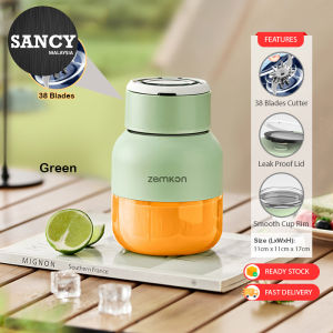 SANCY 800ml Juicer Portable Fruit Juicer Machine Multifunctional Juicer Dual Drink Cup With Rubber Straw - Fulfilled by SANCY