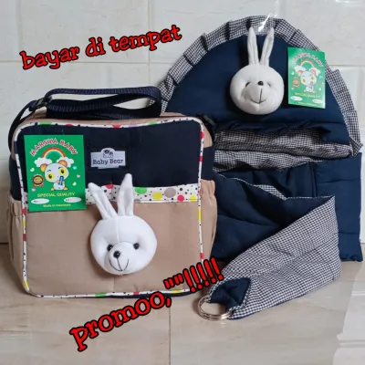 Paket Hemat Tas Bayi Dan Gendongan Bayi 2in1