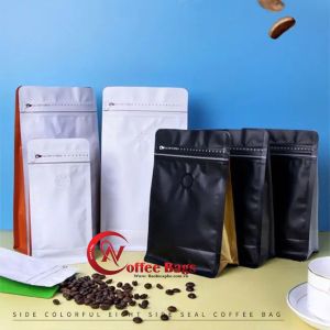 [1kg/size] CHƯA ĐÓNG VAL- Túi zipper đựng cafe màu lệch hông/250gr/500gr/1kg