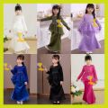 Lil Little BK74 Baju Kurung Moden Lace Budak Kanak Kanak Murah New Design 2025 1T hingga 12T. 