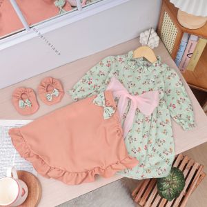 (SNI) Gamis Flora uk 0-12 Bulan Bayi Perempuan / Gratis Jilbab Sepatu Dress Dres Baju Muslim Anak Baby Perempuan Cewek 3-12 6-12 New Born Baru Lahir Lebaran Aqiqah Fawakids