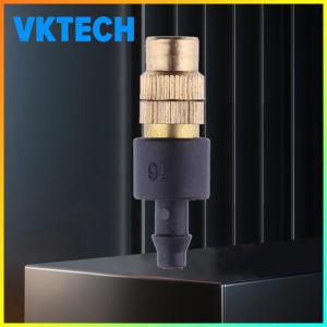 Vktech หัวสปริงเกลอร์สนาม 10 ชิ้น พร้อมข้อต่อทองเหลือง สำหรับรดน้ำสนามและสวน ระบบน้ำประหยัดและปรับได้ง่าย