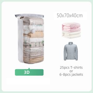 No pump no pumping 3D Cabinet Chest for Clothes Quilt Pillow Reusable Vacuum Compressing Storage bag Suitcases (No Pump Needed) (Hand Press) Electric Motor Pump Hanging