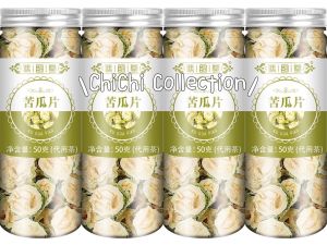 50g/Canned Natural Dried Bitter Gourd Slice 苦瓜干 苦瓜片 苦瓜茶 Detox Body/ Reduce Blood Sugar Blood Lipids &Cholesterol 排毒降血糖减脂