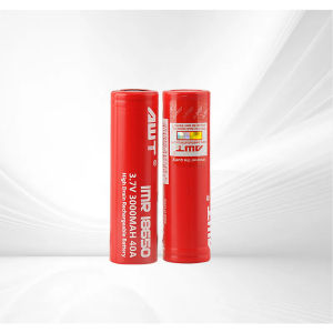 AWT 18650 Red 3000mAh Battery High Firing 3.7V Size 40A