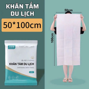 Khăn Tắm Du Lịch Sợi Vải Cellulose Siêu Thấm Hút Mềm Mịn Dày Dặn Dùng Một Lần - Khăn Lau Mặt  KHĂN NÉN / Khăn Tắm Cotton Thấm Nước Cực Tốt