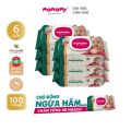 Khăn giấy ướt Mamamy chính hãng 100 tờ không mùi kháng khuẩn chống hăm, chống rôm sảy và dưỡng ẩm cho bé. 