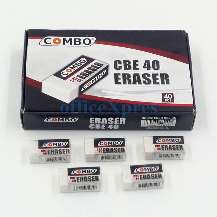 Penghapus Kecil / Penghapus Putih / Eraser CER 40 Combo