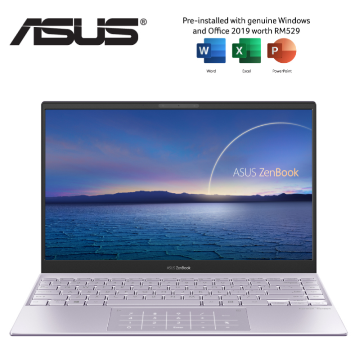 Asus ZenBook 13 UX325E-AKG501TS OLED FHD Laptop Lilac Mist