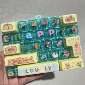 Oldlaiben 26 Keys Keyboard Fidget Toy Hangable Stress Relief Key Sounds Backpack Pendant Charm Gift Kids