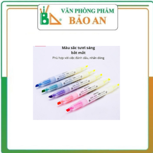 Set bút highlight nhấn dòng đa năng Deli - dùng để ghi nhớ - hộp 5 chiếc - S619