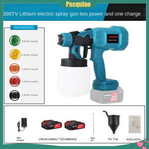 Cordless Paint Sprayer Electric Spray Gun 800ML Multifunctional small paint spray machine Removable Flow Adjustment