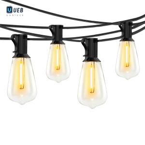 Ueblock✈ Solar String Lights Outdoor Shatterproof Bulbs Solar String Lights Globe Solar Powered String Lights for Outside Decor