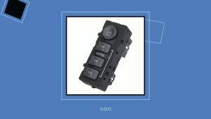 Obaee 4x4 Transfer Case Switch 4WD Wheel Drive Switch Button Compatible with 1999-2002 Chevrolet Silverado Chevy Suburban Tahoe Avalanche GMC Yukon Sierra Replaces OE 19168767 15709327 901-062