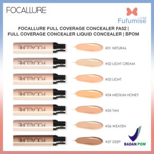 FOCALLURE Full Coverage Concealer FA52 | Full Coverage Concealer Liquid concealer | BPOM