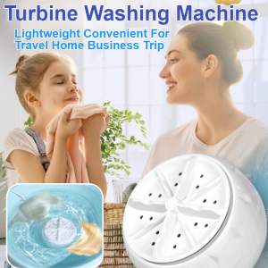 Rotating Turbine Washing Machine Mini Portable Washing Machine USB For Home Travel Underwear Socks