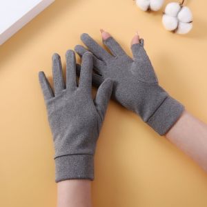 SIXIS Ấm áp Găng tay mùa đông Chống gió Ngón tay đầy đủ Găng tay lái xe  Dralon Găng tay màn hình cảm ứng Phụ nữ