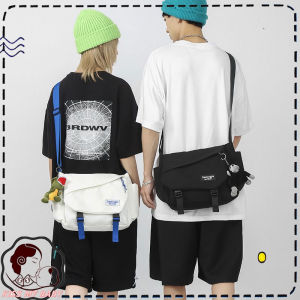 Mens Casual Large Capaci Slant Crossbody Bag Individuali Single Oulder Bag Pure Color Bag Nylon Crossbody Bag